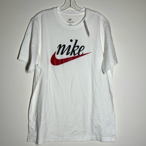 Nike | White Tee Shirt | Swoosh | Men’s L - Picture 1 of 2